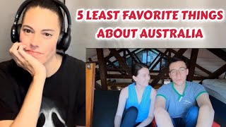 OUR 5 LEAST FAVORITE THINGS ABOUT AUSTRALIA  TWO TRAVELING KINGS  AMERICAN REACTS [upl. by Ann-Marie937]