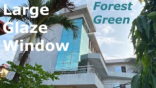 Best Glaze Window Installation Saint Gobain Forest Green Glass [upl. by Esidarap219]