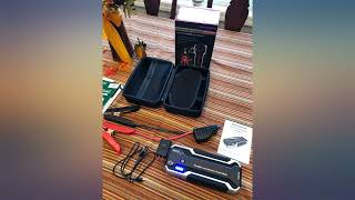 AUTOGEN Car Jump Starter 4500A 32000mAh with 12V Socket Portable Battery Charger review [upl. by Osnofedli283]