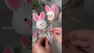 Bunny Oreos 🐰🎀 easter easterbunny easyrecipe oreo [upl. by Flosser]