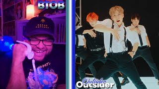 BTOB비투비  Outsider MV REACTION  Playful amp Classy BTOB [upl. by Allets]