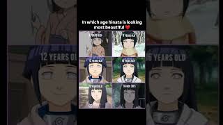 At Which Age Hinata is Looking Most Beautiful ❤ hinta viralvideo viralshort [upl. by Akimihs13]