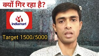 Why Indiamart share falling today reason  Debraj Paul 💎 [upl. by Vergne]