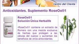 Antioxidante RoseOx Producto Solucion Inmunologica Herbalife [upl. by Graniela]