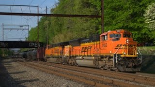 Early May 2014 along the CSX Trenton Subdivision [upl. by Arahsak329]