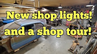 New shop lights and shop tour [upl. by Annayk]