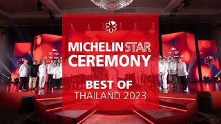 The Best of MICHELIN Star Revelation Thailand 2023 [upl. by Lexerd205]