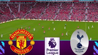 Manchester United vs Tottenham  Premier League 202425  eFootball Match [upl. by Cheston]