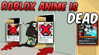 ANIME Games On ROBLOX Are DYING Anime Champions Up Next [upl. by Katsuyama345]