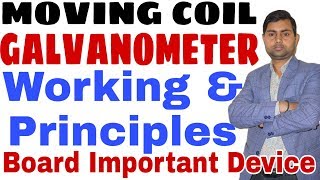 Moving coil galvanometer  Working amp Principle  class 12  Being Physics [upl. by Barri]