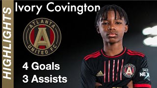 🔥 Ivory Covington U13 Atlanta United  2022 Patterson Cup [upl. by Ginnie]