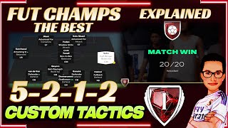 5212  5212 Best Meta Formation And Custom Tactics in FC 25 Ultimate Team  Rank 1  Fut Champs [upl. by Effy]