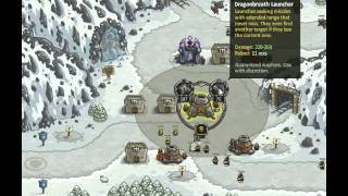 Kingdom Rush Level 8 Iron Challenge Walkthrough [upl. by Hilaire]