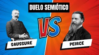 La SEMIÓTICA según Saussure y Peirce [upl. by Hodges11]