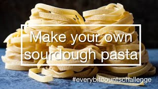 Preserving Eggs with Sourdough Pasta  Pesto Recipe everybitcountschallenge [upl. by Labannah]