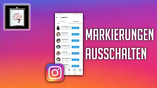 Instagram Markierungen ausschalten  So Gehts [upl. by Ozkum]