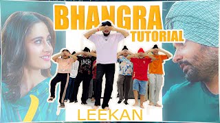 Bhangra Video amp Tutorial  Leekan Amrinder Gill  BhangraZone7 Wedding Bhangra Performance ￼ [upl. by Moore]