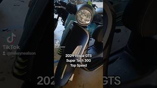 2024 Vespa GTS Super Tech 300 Top Speed [upl. by Lovel214]