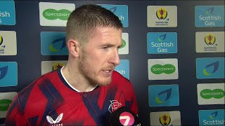 John Lundstram speaks following Rangers Scottish Gas Scottish Cup victory against Dumbarton [upl. by Gabe262]