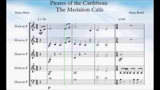 Pirates of the Caribbean The Medallion Calls Horn Quintett [upl. by Kathye]