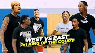 DUKE vs TY GLOVER Ballislife East vs West 1v1 KING OF THE COURT [upl. by Riccardo]