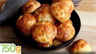 Recette facile des Gougères au fromage  750g [upl. by Nnairek]