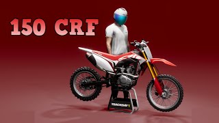 150 CRF WHEELING  TRACKDAY R [upl. by Ree]