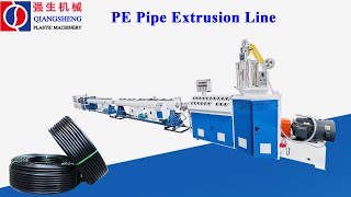 1663 PE Pipe Extrusion Line [upl. by Ainatit]