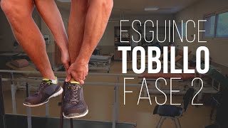 Esguince de tobillo 🦶🏻 ejercicios de fortalecimiento para la FASE 2 [upl. by Ardisj]