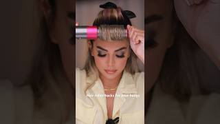 How I style my bangs with hair roller ￼ [upl. by Rombert]