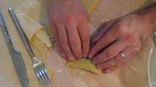 How To Make Ravioli Pansotti Pasta Shapes [upl. by Roxie256]