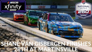 Shane Van Gisbergen Finishes 28th At Martinsville [upl. by Enitsed243]