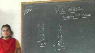 VedMath Vedic Maths  Addition by Dropping10 method [upl. by Crellen]