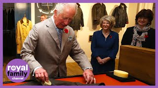 Prince Charles Waxes Jacket at Barbour Factory [upl. by Egon214]