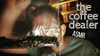 ASMR  the coffee dealer Crinkles Pouring Bean Sounds [upl. by Lemay]