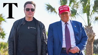 LIVE Donald Trump joins Elon Musk for SpaceX test flight in Texas [upl. by Ahseer]