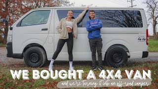 4X4 TOYOTA HIACE BUILD Ep 1  We bought a 4X4 van and were turning it into an off road camper [upl. by Lach997]