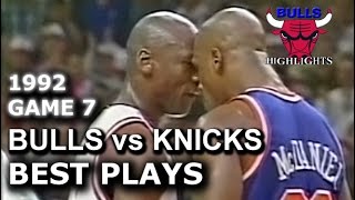 May 17 1992 Bulls vs Knicks game 7 highlights [upl. by Adniral]