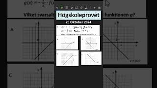 Högskoleprovet 2024 högskoleprovet tips tricks matematik matte utbildning shorts short [upl. by Lemuel]