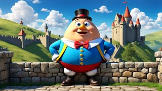 Humpty Dumpty Song  Popular Nursery Rhyme amp Lyrics for Kids  Educational Kids Songs [upl. by Daas]