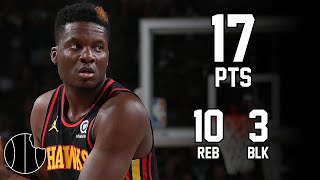 Clint Capela Highlights  Raptors vs Hawks  13th Dec 2023 [upl. by Ecnarret272]