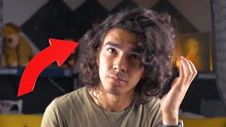 HOW TO STYLE MENS CURLYWAVY HAIR ft Jesses Barbershop [upl. by Medin179]