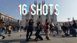 KPOP IN PUBLIC IN ITALY STEFFLON DON  16 SHOTS BLACKPINK CHOREO Dance Cover  M2B [upl. by Aillicec]