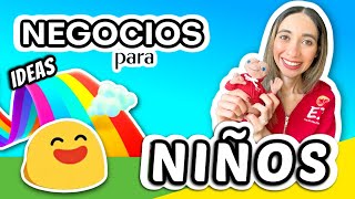 IDEAS de NEGOCIOS PARA NIÑOS  PARTE 2  CON POCO DINERO [upl. by Assirahc438]