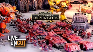 Legions Imperialis Live and Uncut Blood Angels vs Solar Auxilia 1000pts [upl. by Marti]