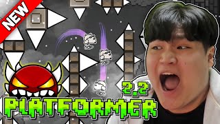 DORAMI vs THE TOWER XXII 100🔥 HARDEST PLATFORMER EXTREME DEMON  Geometry Dash 22 [upl. by Weisbart]