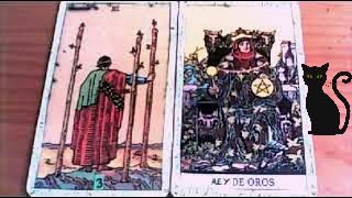 Combinaciones tarot con el TRES de BASTOS  ARCANOS MENORES DE OROS Por TARA [upl. by Oicafinob]