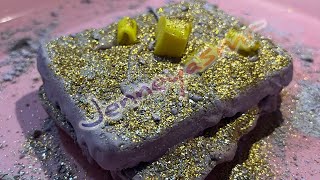 Freshly Baked Sandwich Reformed Gym Chalk 🤓💕 Purple Gym Chalk reformed  Asmr gymchalkrumble [upl. by Mathews]