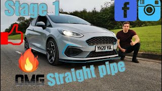 250HP mk8 fiesta ST REVIEW uks loudest [upl. by Animrac]