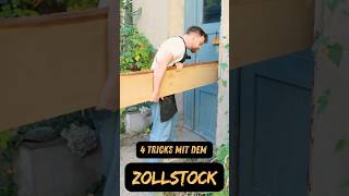 4 Tricks mit dem ZollstockGliedermaßstab [upl. by Schechinger915]